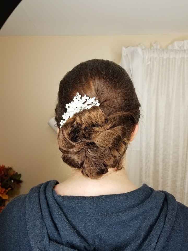 Hair and makeup trial