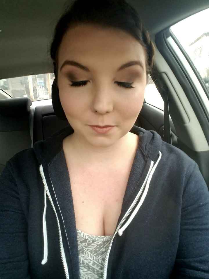 Hair and makeup trial