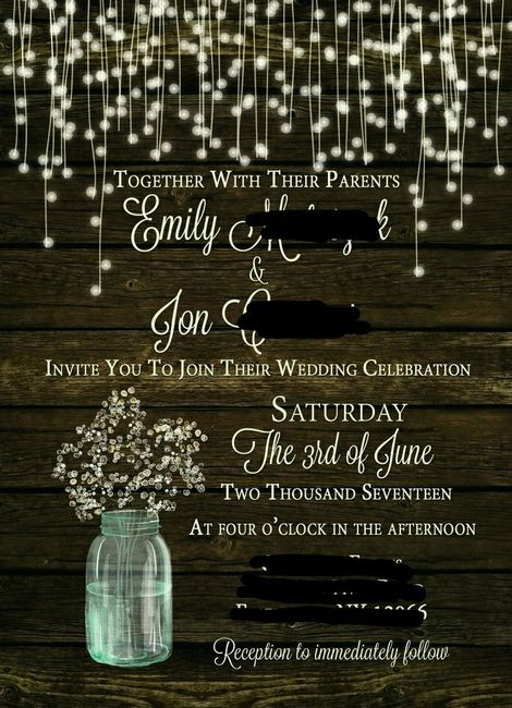 Show me your rustic/vintage wedding invitations please?