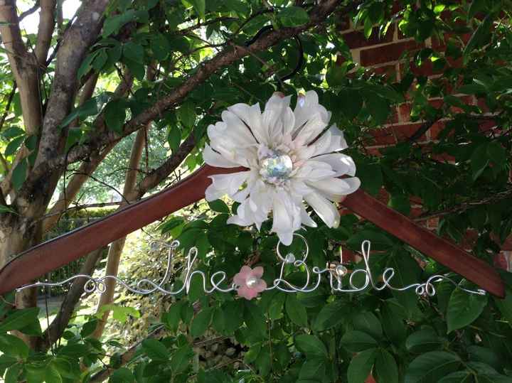 My DIY bridal hanger