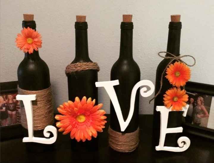 Painted wine bottles? Yay or nay