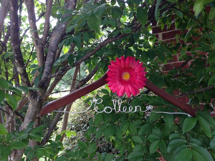 My DIY bridal hanger