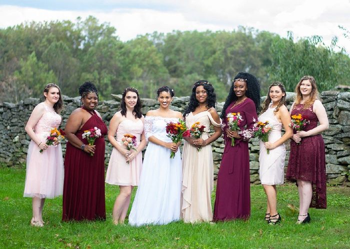 Patterned/mismatched bridesmaids? - 1