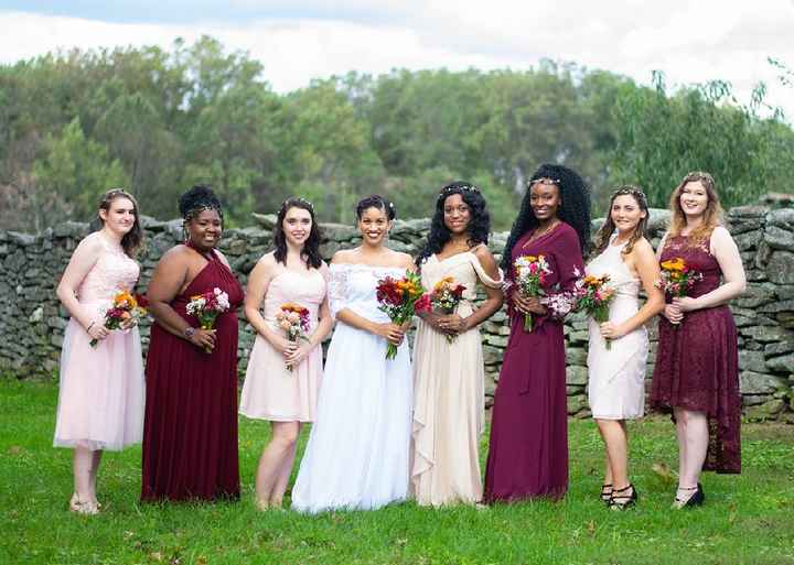 Patterned/mismatched bridesmaids? - 1