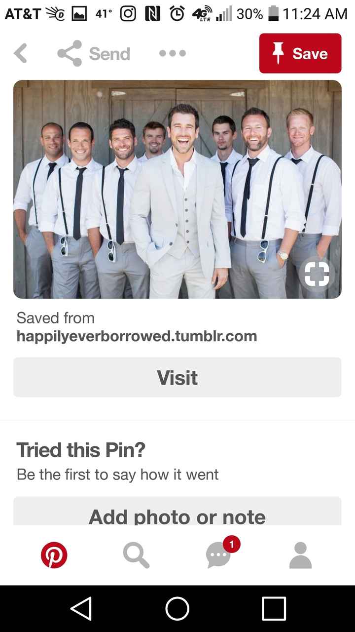 fh really doesn t want to wear a tie Weddings Wedding Attire