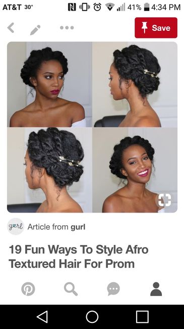 Natural hair Brides 7