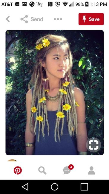 Wedding hair for dreads? - 2