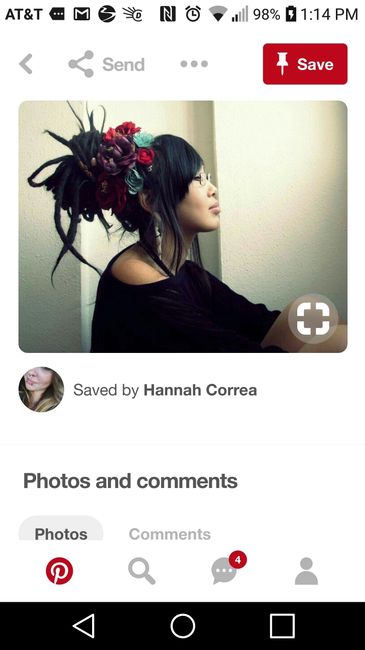 Wedding hair for dreads? - 3