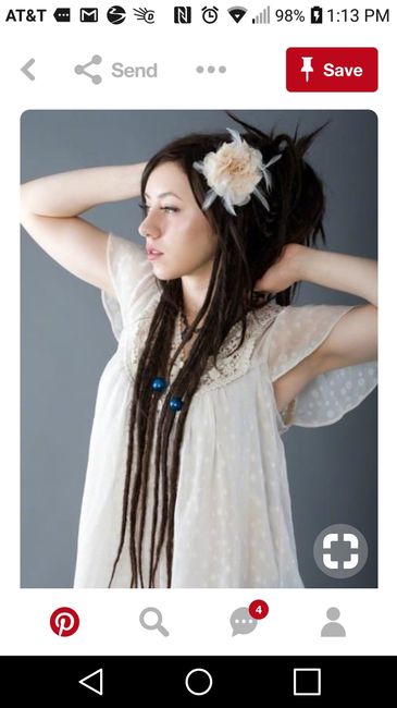 Wedding hair for dreads? - 4
