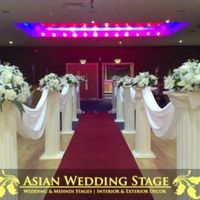 Church aisle decor? - no candles & no easy way to hang from pews - 1