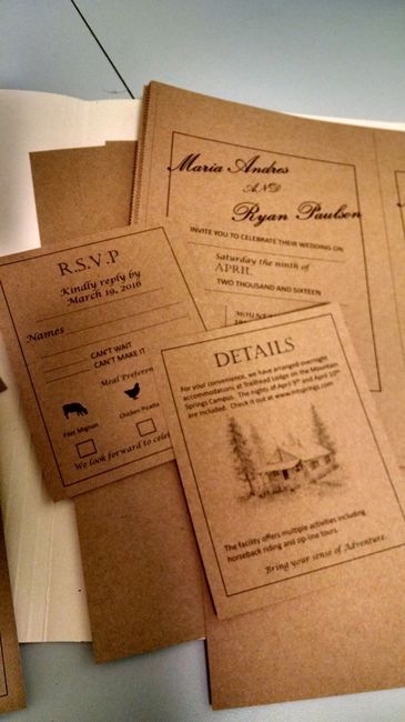 DIY or purchase Invitations?