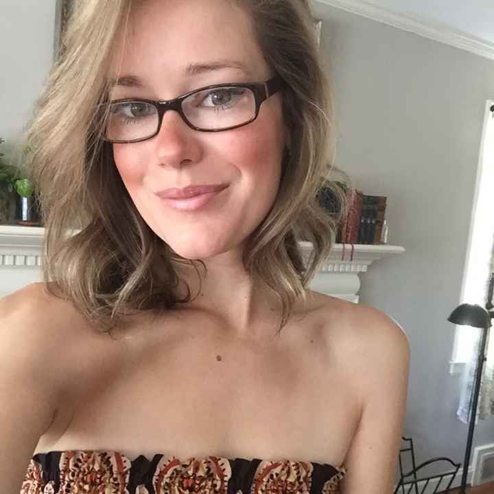 Should I wear my glasses as I walk down the aisle?