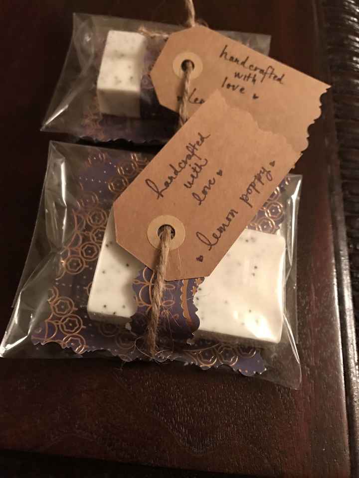 Soap favors in process