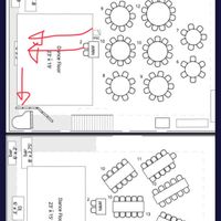 Need some advice on round vs rectanglular tables! Thank you for the help! - 1