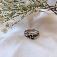 Unusual, Unique, Different, engagement and wedding sets or stacks - 1