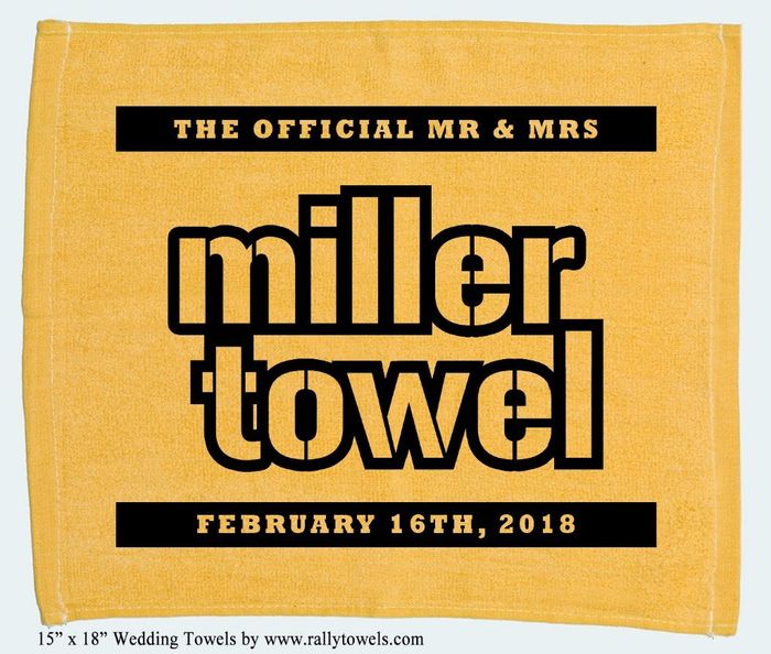 Personalized Terrible Towels/ Rally Towels 2