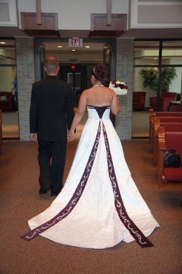 Strings From a Lace Up Back - Sq Knot and Brooche - Thoughts Hayley(others too) - Pics
