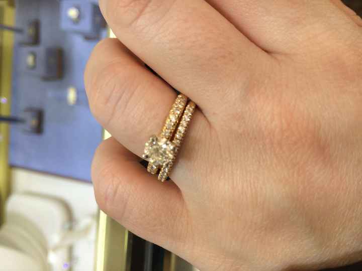 How many of you picked out your engagement ring??