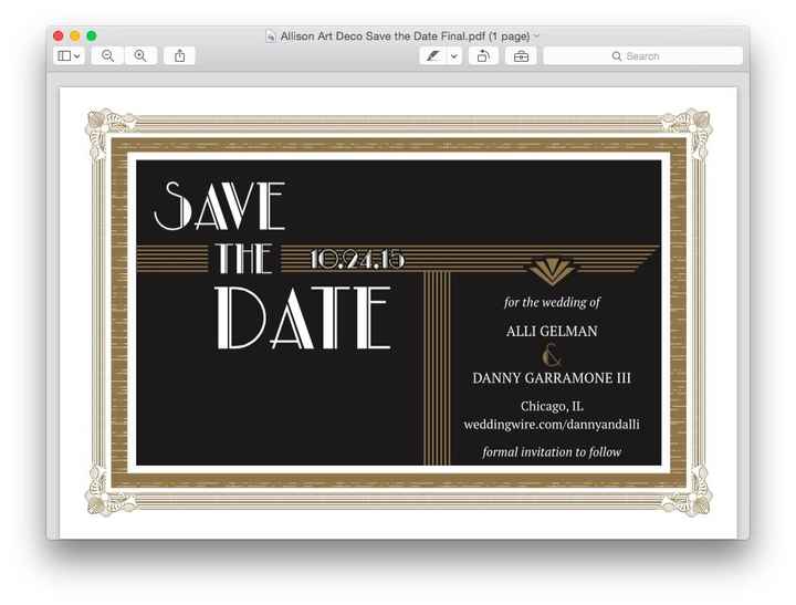 Pictureless Save the Dates - Anyone done it??