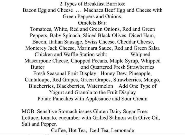  Help us pick a menu! - 1