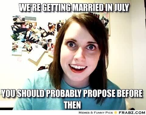 Wedding planned before engagement