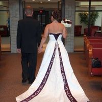 Strings From a Lace Up Back - Sq Knot and Brooche - Thoughts Hayley(others too) - Pics