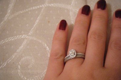 My wedding band came in!!! *pic* Show off your Ring!!!!
