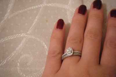 My wedding band came in!!! *pic* Show off your Ring!!!!