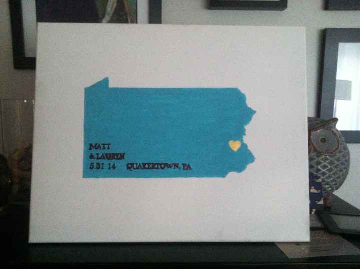 I had a busy weekend wedding crafting!