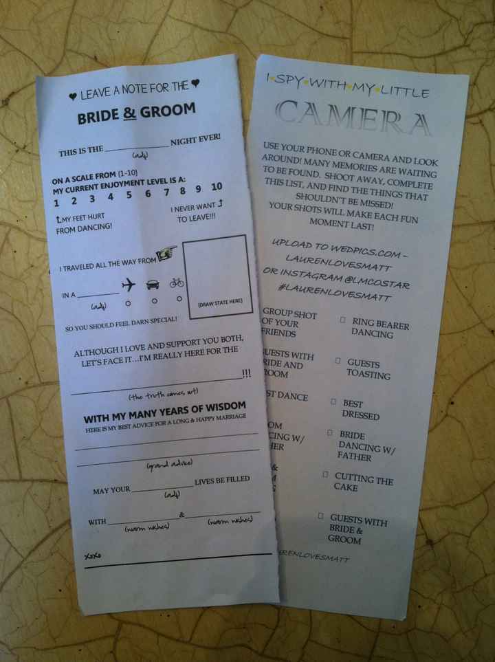 I had a busy weekend wedding crafting!