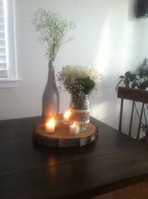 reception idea mason jars
