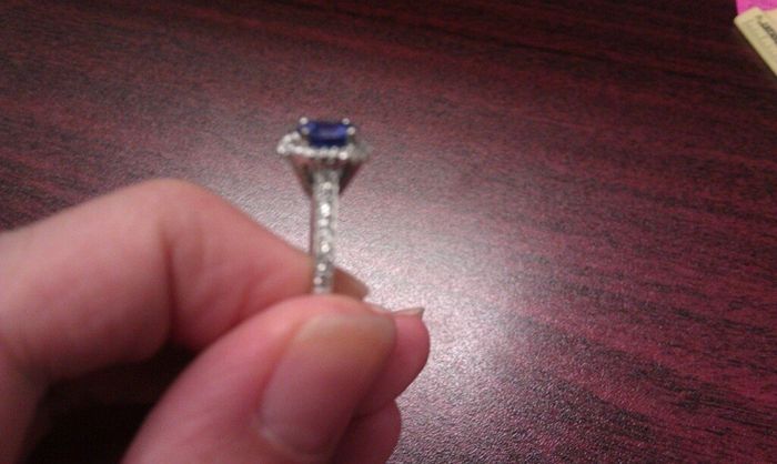I'd love to see everyone's engagment rings.