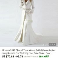 Winter wedding coat - 1