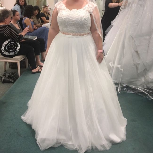 Plus size bride