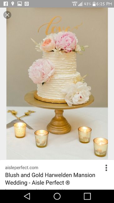 In search of gold cake stand!