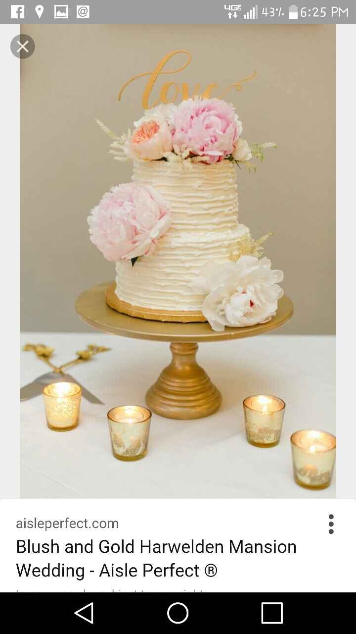 In search of gold cake stand!