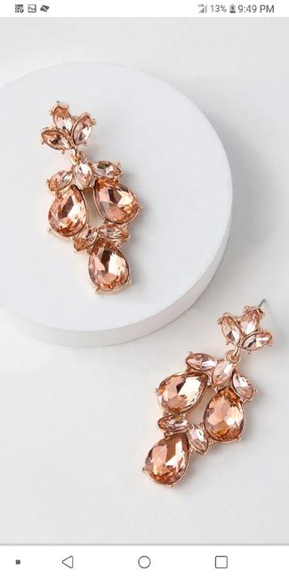 Inspo picts needed: Colored wedding day jewelry (morganite)... 4
