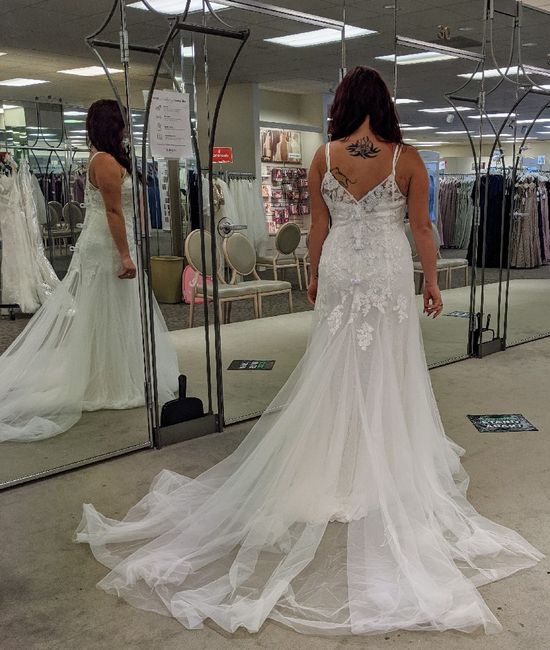Changing mind on wedding dress 2