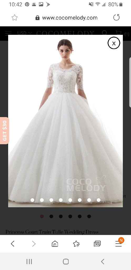 Thoughts on veil with dress - 1