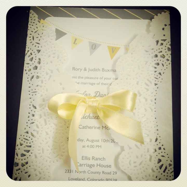 Just ordered my invitations! (It's getting real..) Share photos of your invitations!