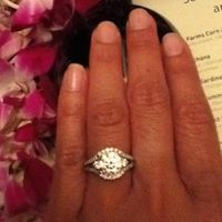 I'd love to see everyone's engagment rings.