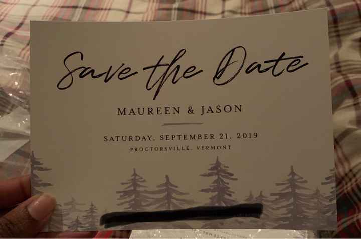 Save the dates arrived! - 1