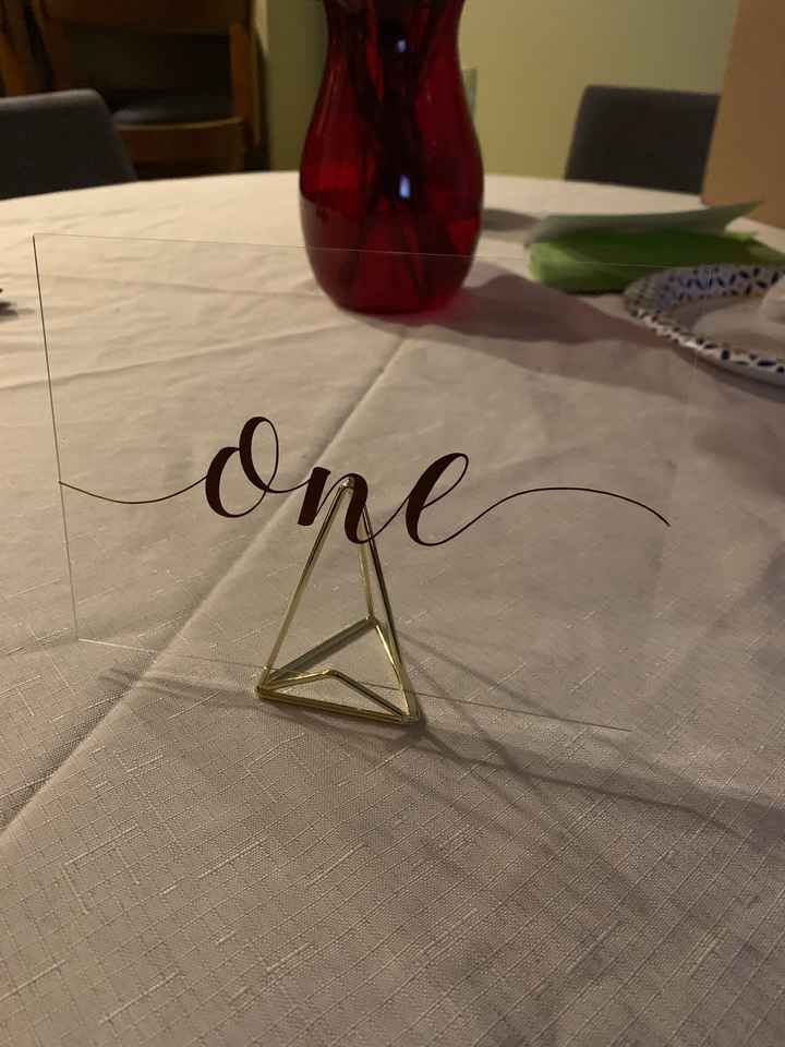 Table Numbers - 1