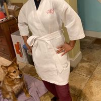 Bridesmaid/bridal Robe - 1