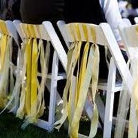 Ugliest ceremony chairs possible. HELP!  Any way to salvage this?