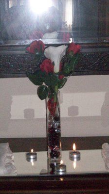 Epic battle of centerpieces.