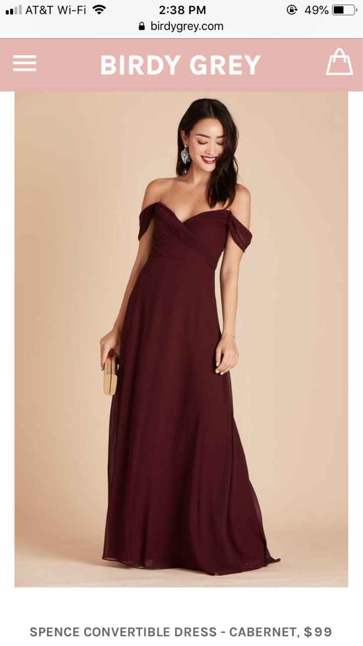 Junior bridesmaid dress - 1