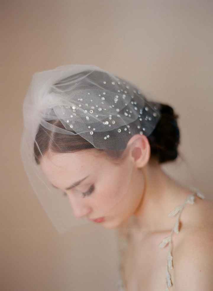 Wedding dress veil options