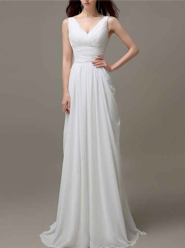 Sources for simple, inexpensive wedding dresses?