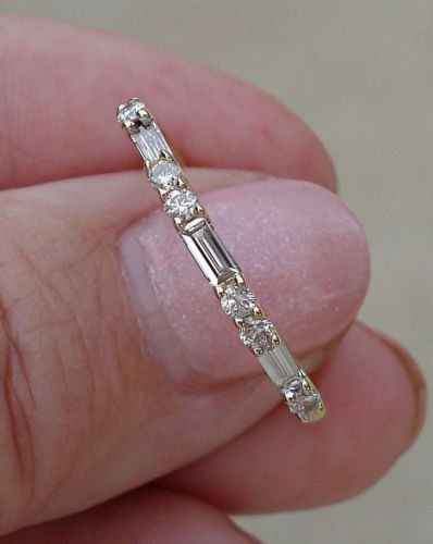Emerald cut engagement ring